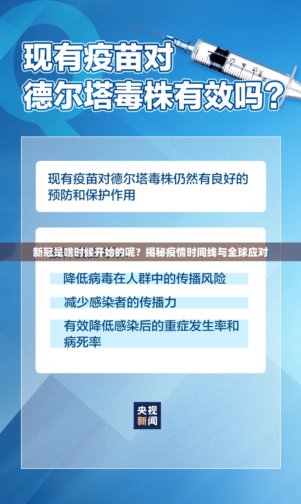 新冠是啥时候开始的呢？揭秘疫情时间线与全球应对