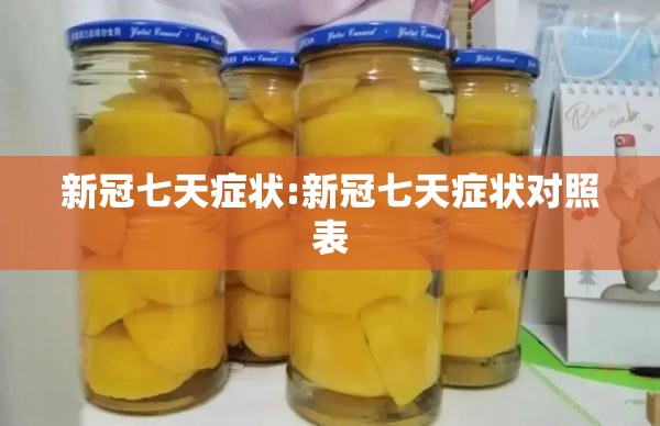 新冠七天症状:新冠七天症状对照表