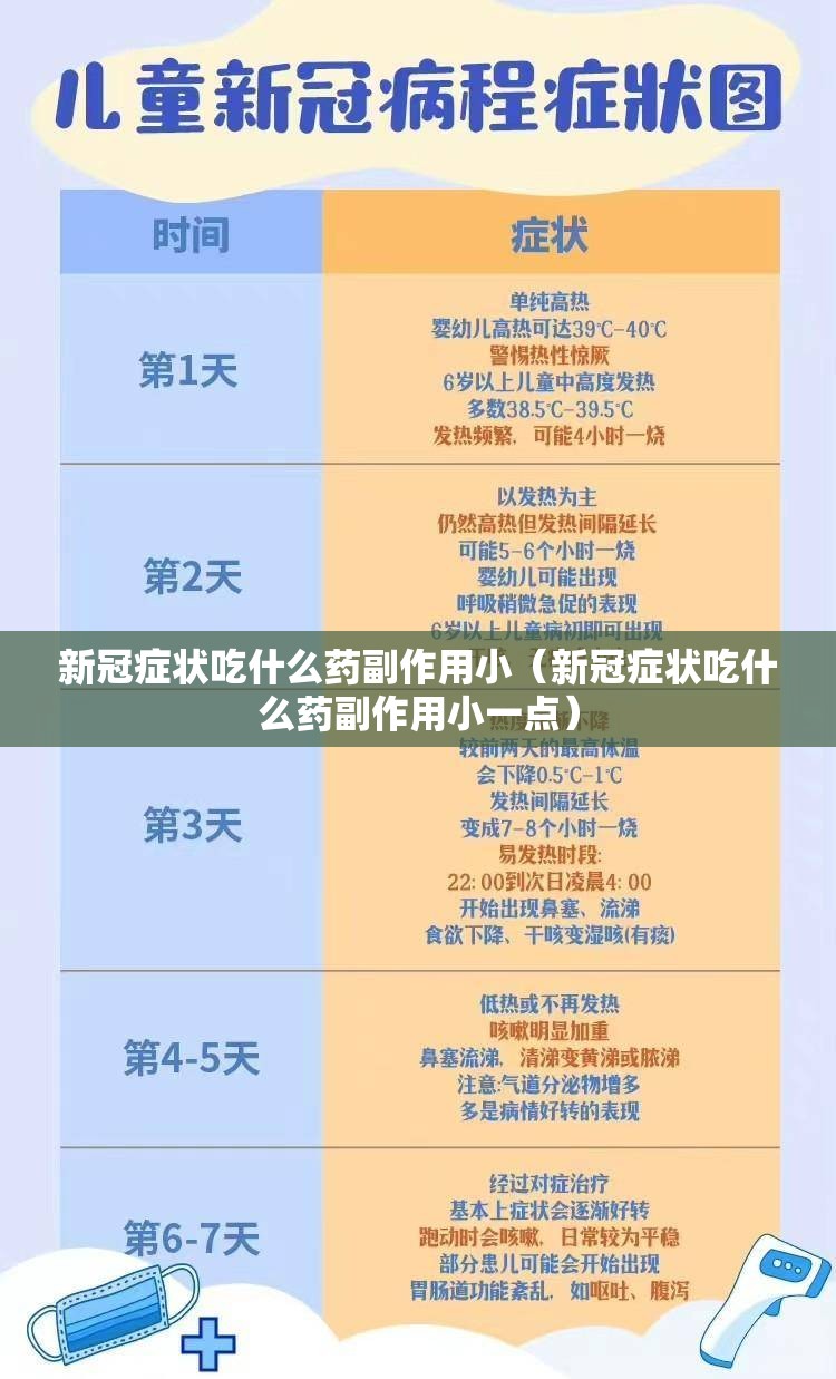 新冠症状吃什么药副作用小（新冠症状吃什么药副作用小一点）