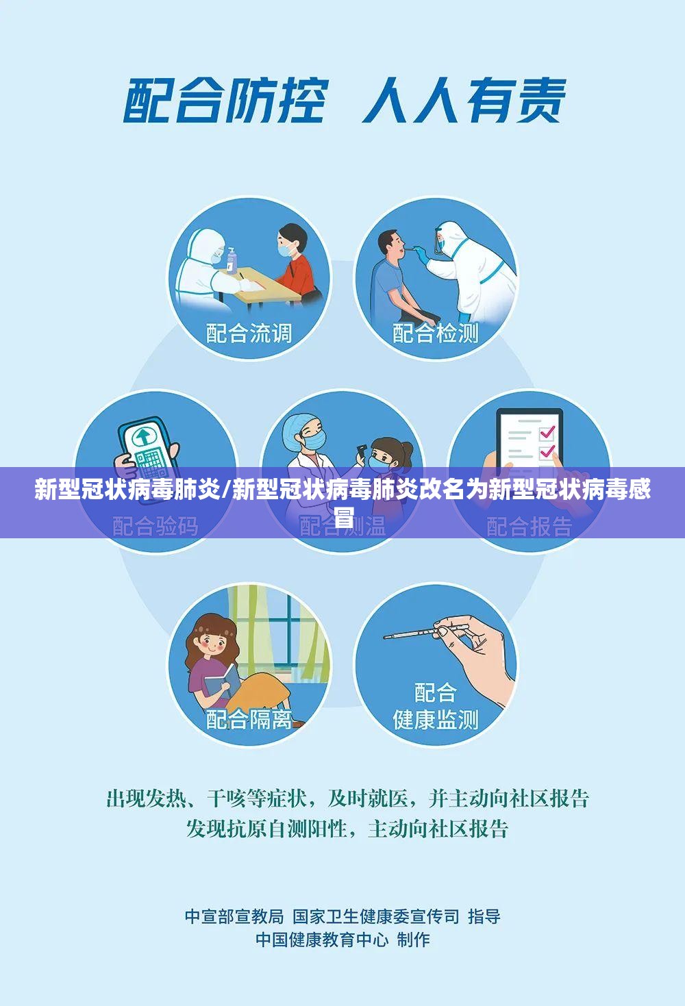 新型冠状病毒肺炎/新型冠状病毒肺炎改名为新型冠状病毒感冒