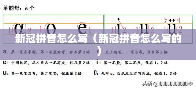新冠拼音怎么写（新冠拼音怎么写的）