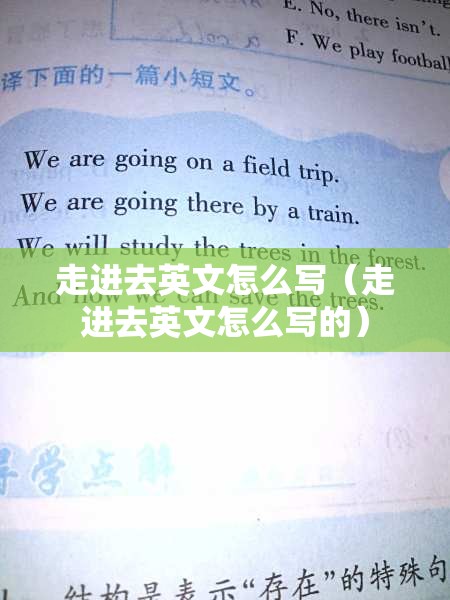 走进去英文怎么写（走进去英文怎么写的）