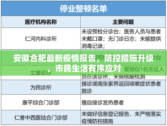 安徽合肥最新疫情报告，防控措施升级，市民生活有序应对